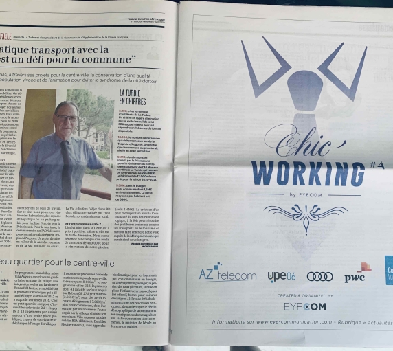 TRIBUNE BULLETIN COTE DAZUR-N°1000-7:06-PAGE CHIC WORKING