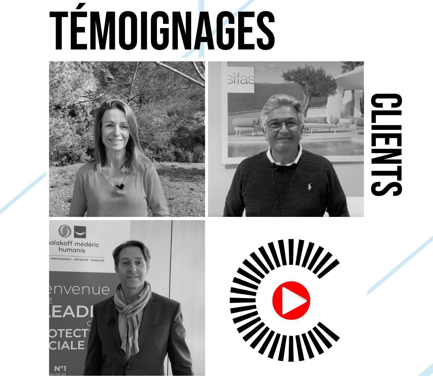 Amandine Mellira, Présidente DFCG Côte d’Azur, Jérôme Armaroli, Président SIFAS et Jean-Marc Brock, Directeur Malakoff Humanis