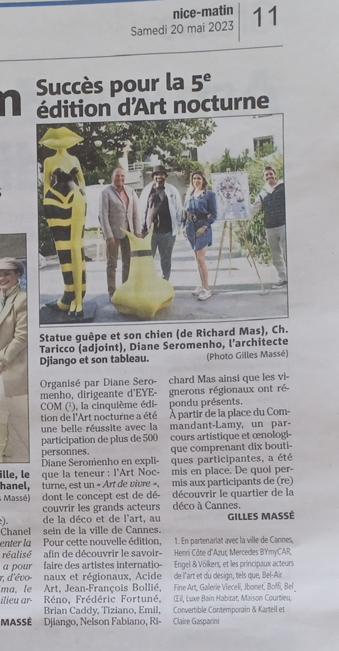 ARTICLE NICE MATIN – LART NOCTURNE 5